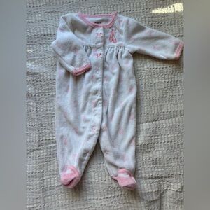 Ballerina footed bodysuit NB